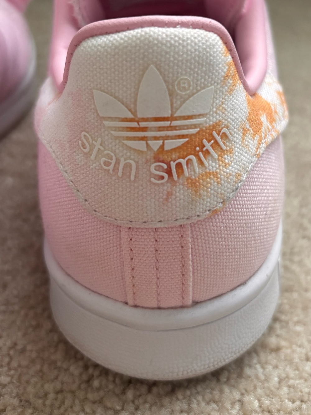 ADIDAS X STAN SMITH ORIGINALS CLEAR PINK SNEAKERS - Picture 12 of 13